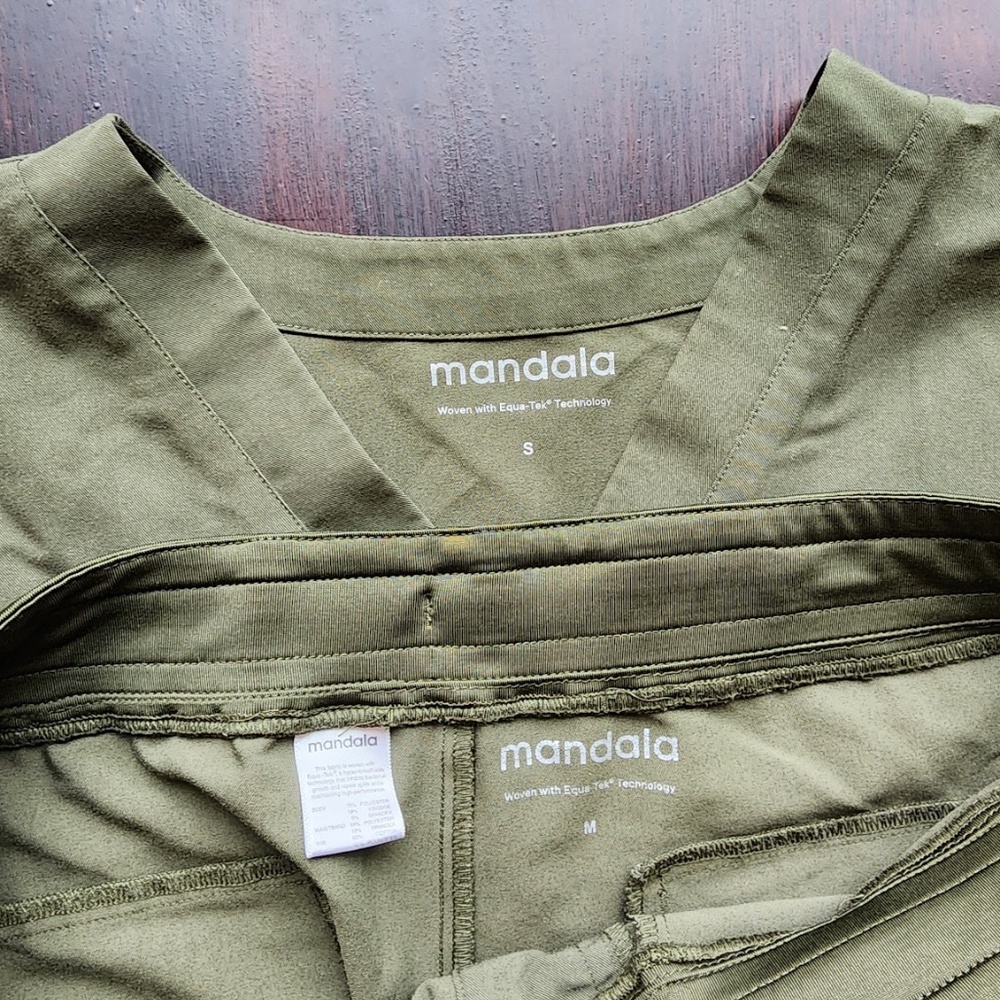 Mandala Scrub Set S/M Men's Dark Green - Picture 2 of 2